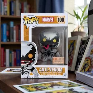Funko Pop Unopened Anti-Venom 100 Marvel Universe BoxLunch Exclusive Spiderman